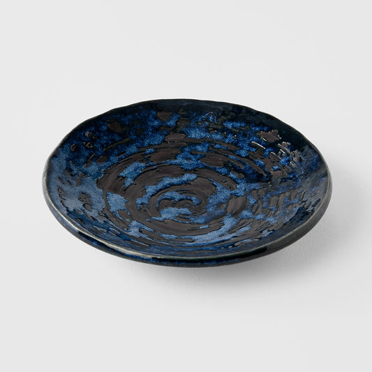 Saucer 13.5cm Copper Swirl Glaze