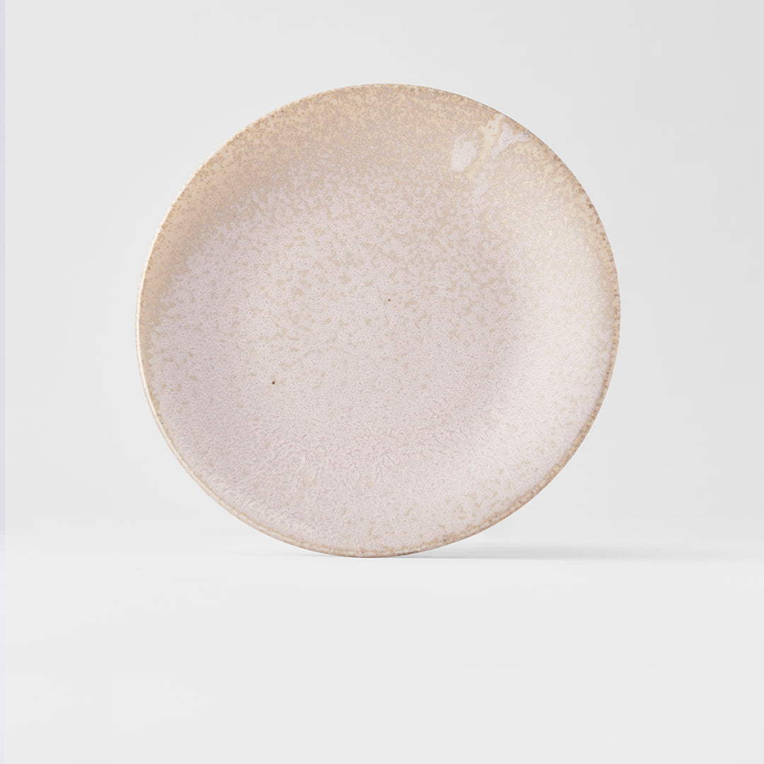 Side Plate 21 cm White Fade Glaze