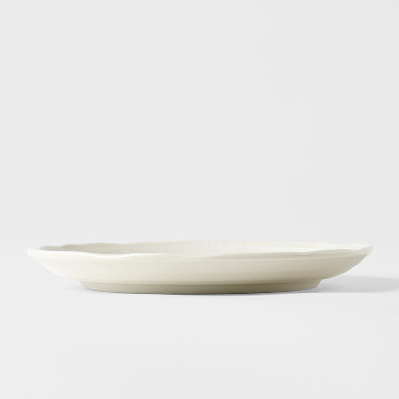 White Spiral Side Plate 21.5 cm