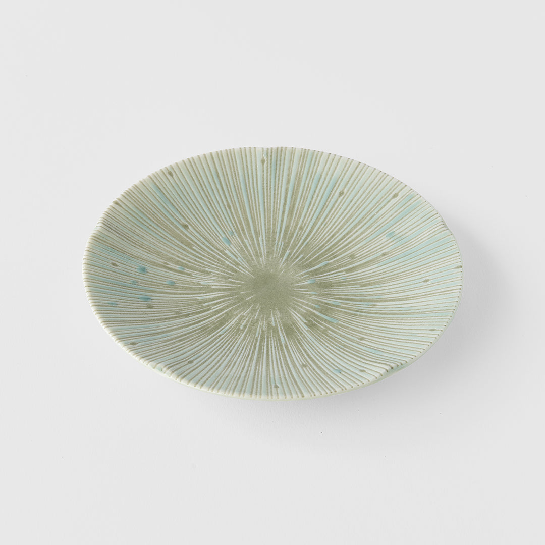 Tapas Plate 13cm Ice Green Glaze