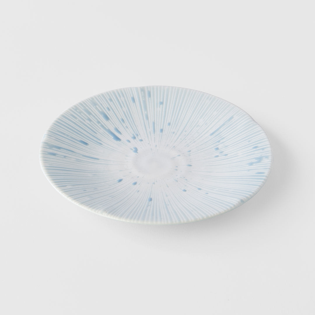 Ice Tapas Plate 16.5 Ice Blue