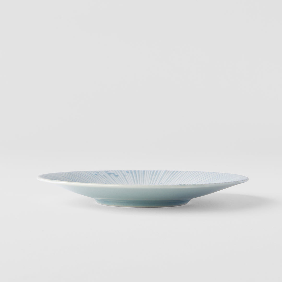 Ice Tapas Plate 16.5 Ice Blue