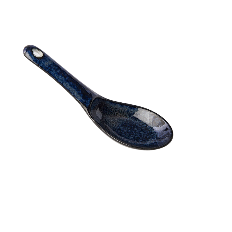 Spoon 15cm Indigo Blue Glaze