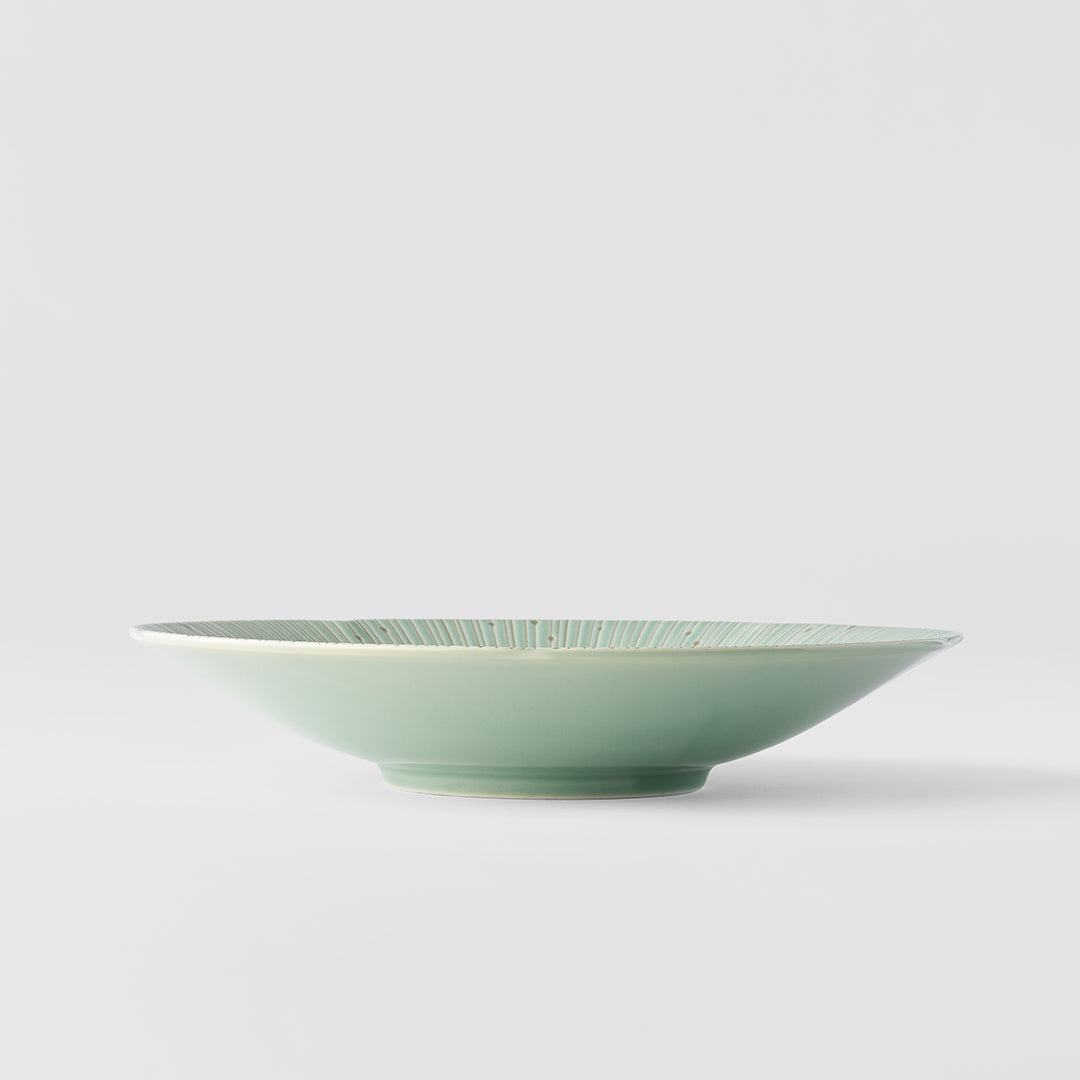 Pasta Bowl 24.5cm Ice Green Glaze