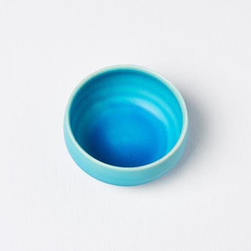 Tea Cup 100ml Dry Turquoise Glaze