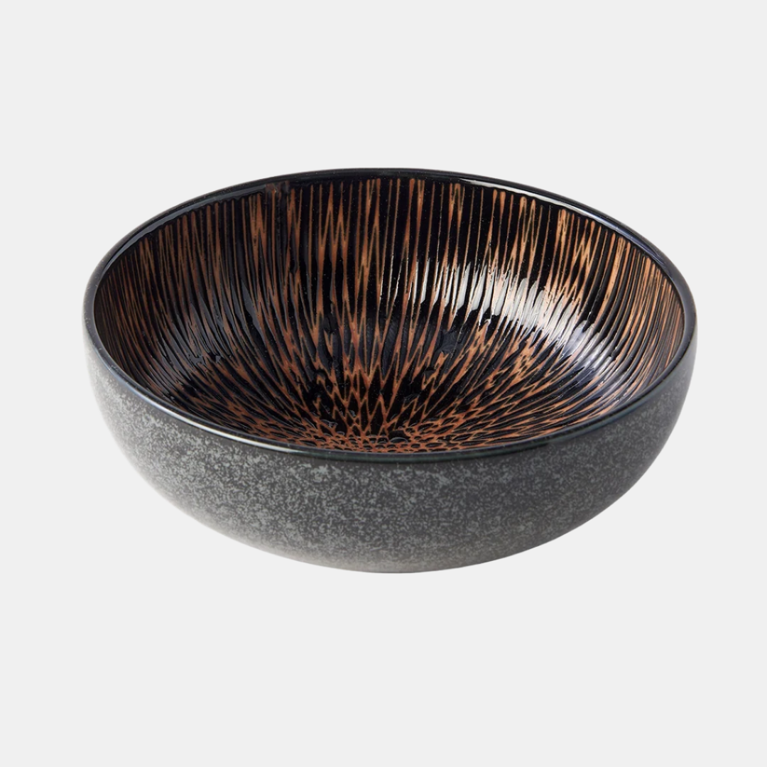 Bowl 15cm Bronze Converging Glaze
