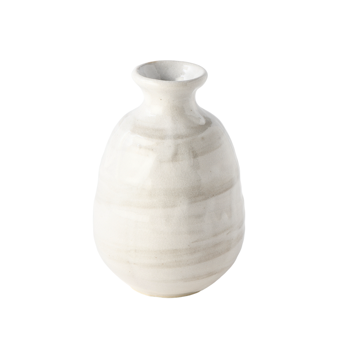 Sake Jug 300ml White Glaze
