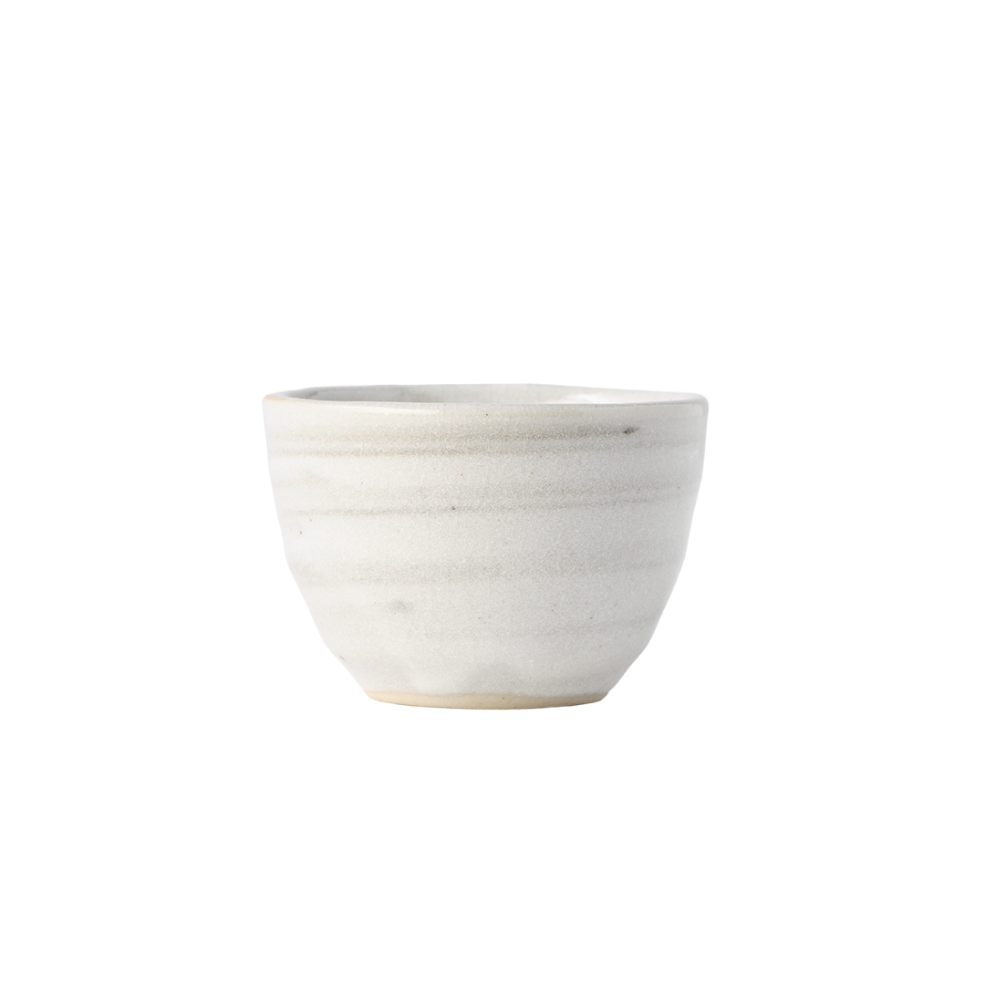 Sake Cup 20ml White Glaze