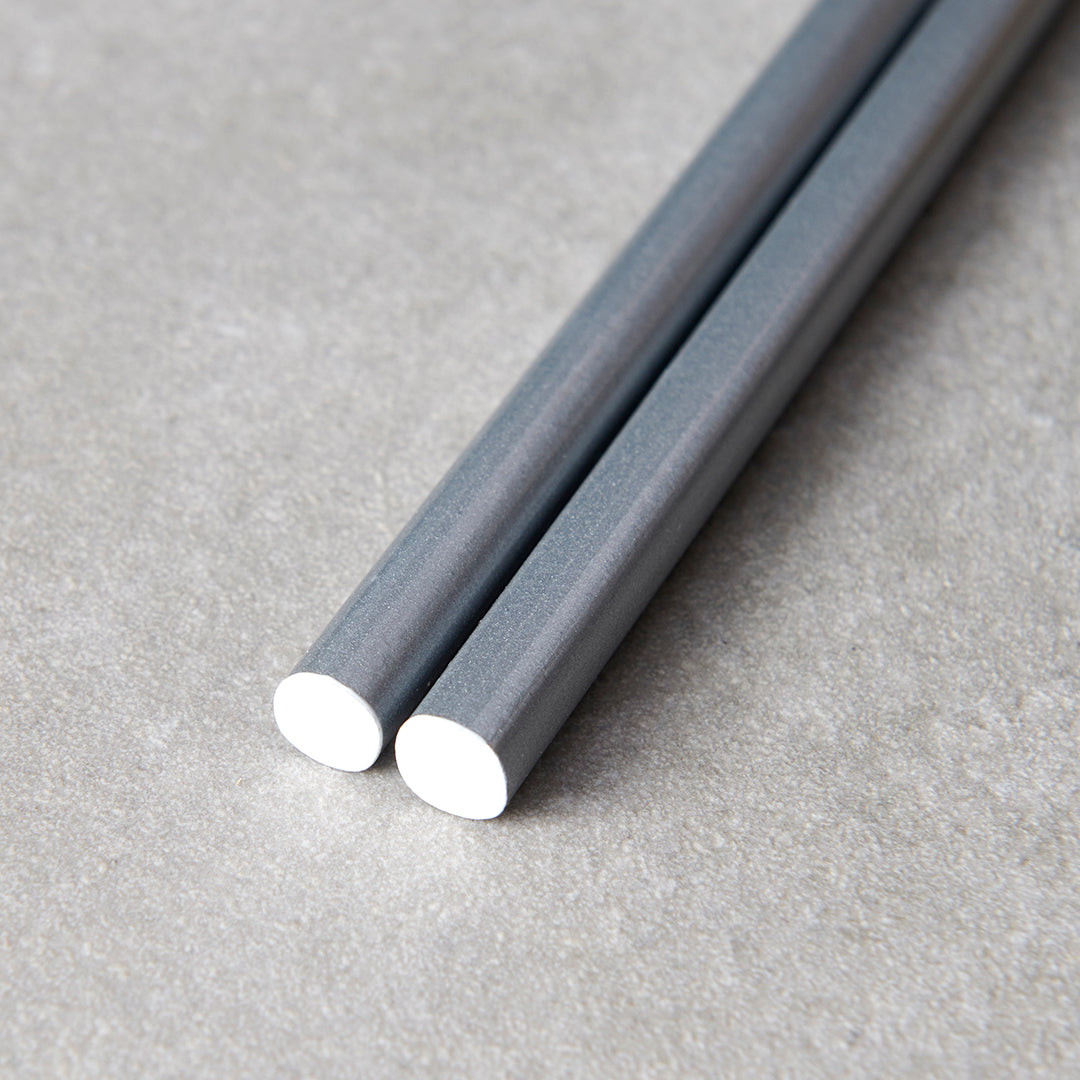 Silver & White Lacquered Chopsticks