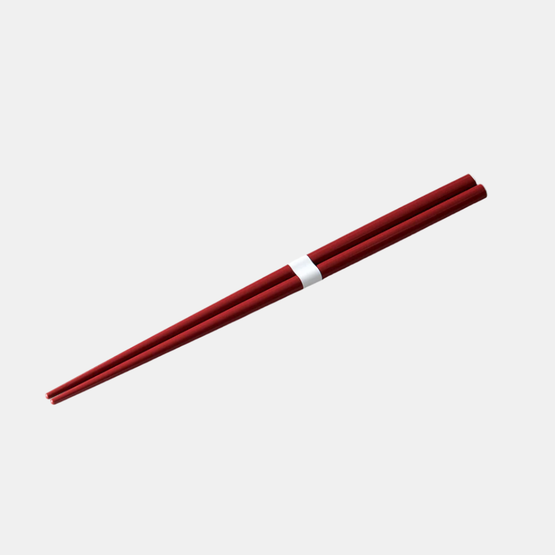Chopsticks Lacquered Red & White