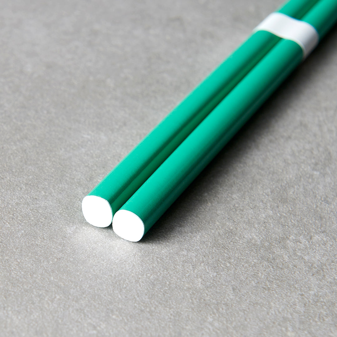Chopsticks Lacquered Green & White
