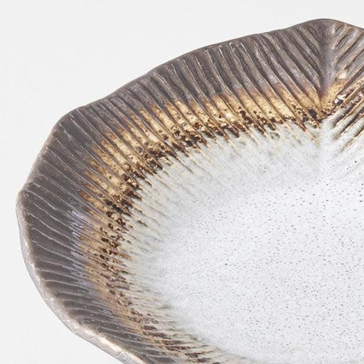 Side Plate Irregular 15.5cm Akane Grey Glaze