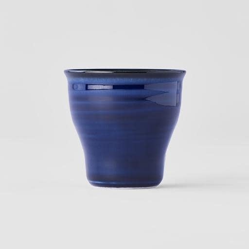 Cup Fluted 7cm Sapphire Blue