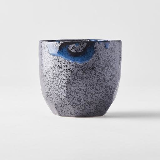 Mug 300ml Black Cobalt Drip Glaze