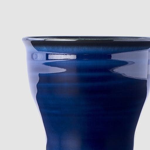 Cup Fluted 7cm Sapphire Blue