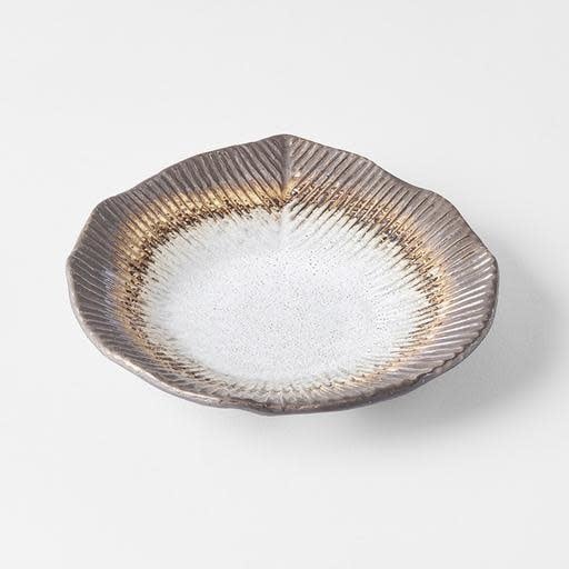 Side Plate Irregular 15.5cm Akane Grey Glaze