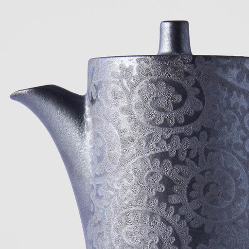 Black Scroll Soy Pot 8,5 cm