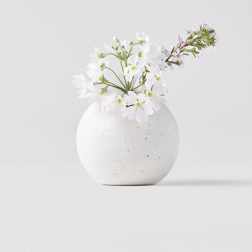 Vase Orb 7cm Matte White