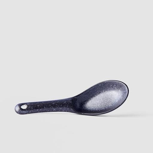 Spoon Small 15cm Matt Black Glaze - Made In Japan | Japanese Tableware