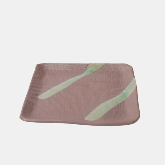 Saucer Apex 12.8cm Green Bisque Glaze