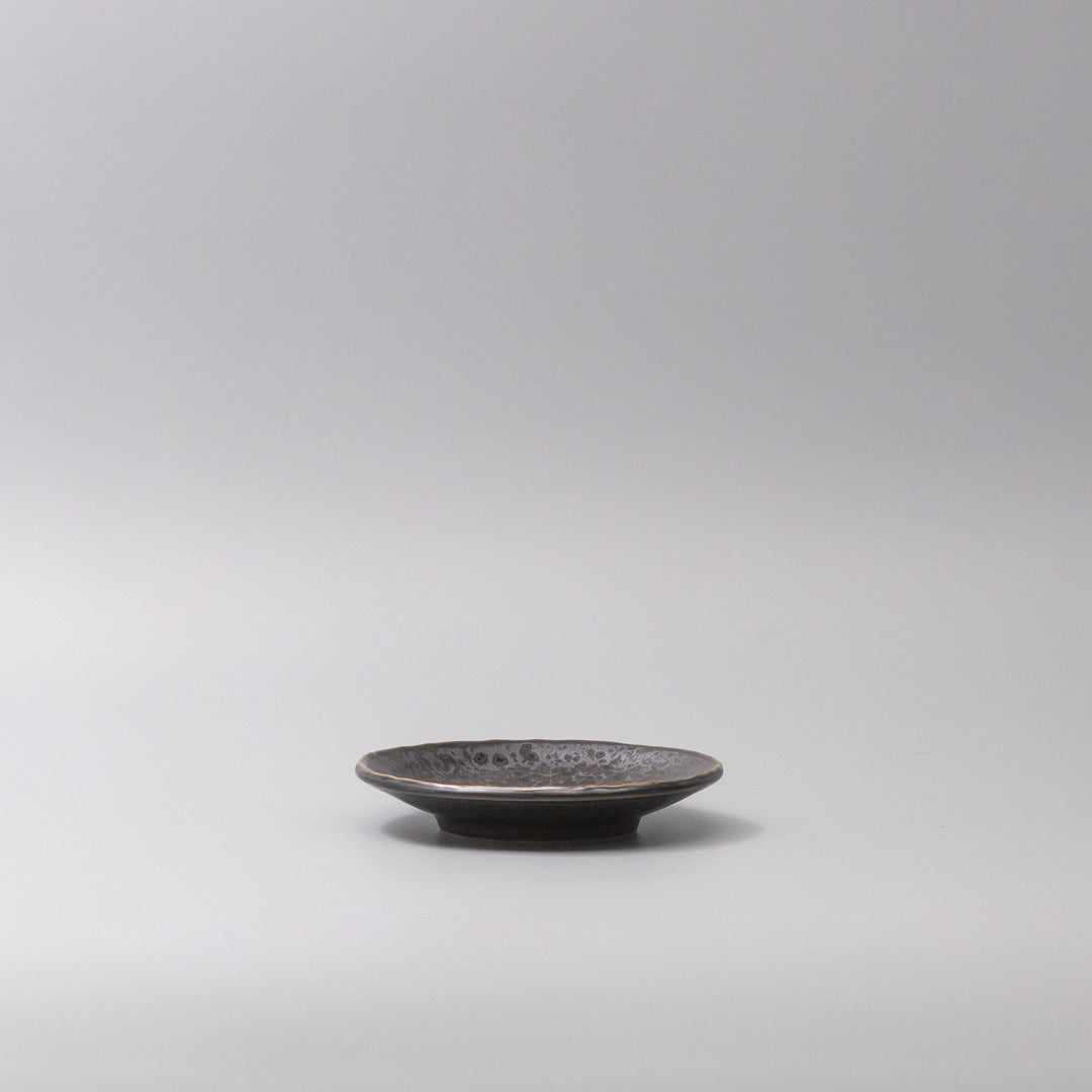 Plate 13cm Black Pearl Glaze