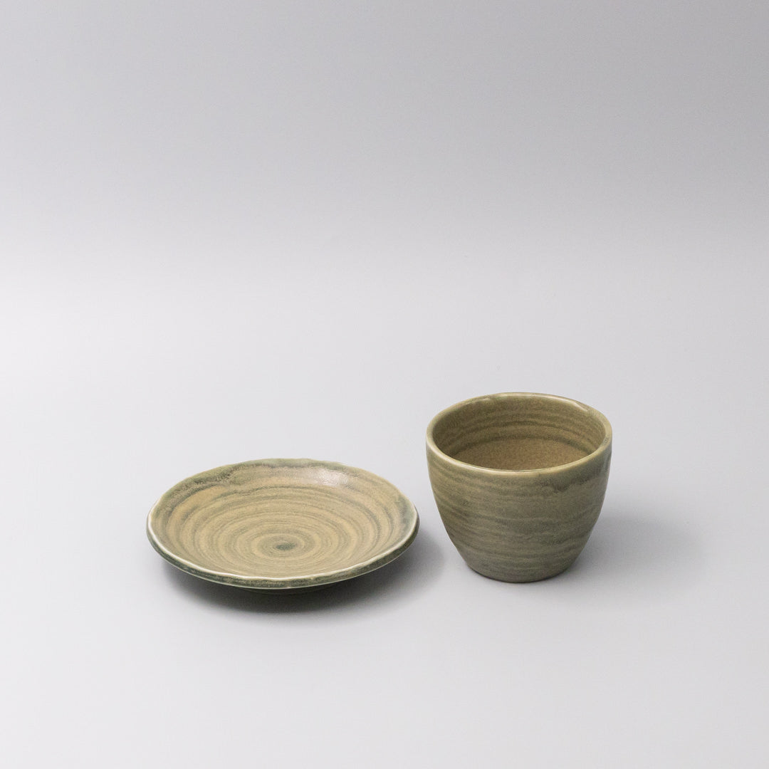 Saucer 14cm Washed Fern
