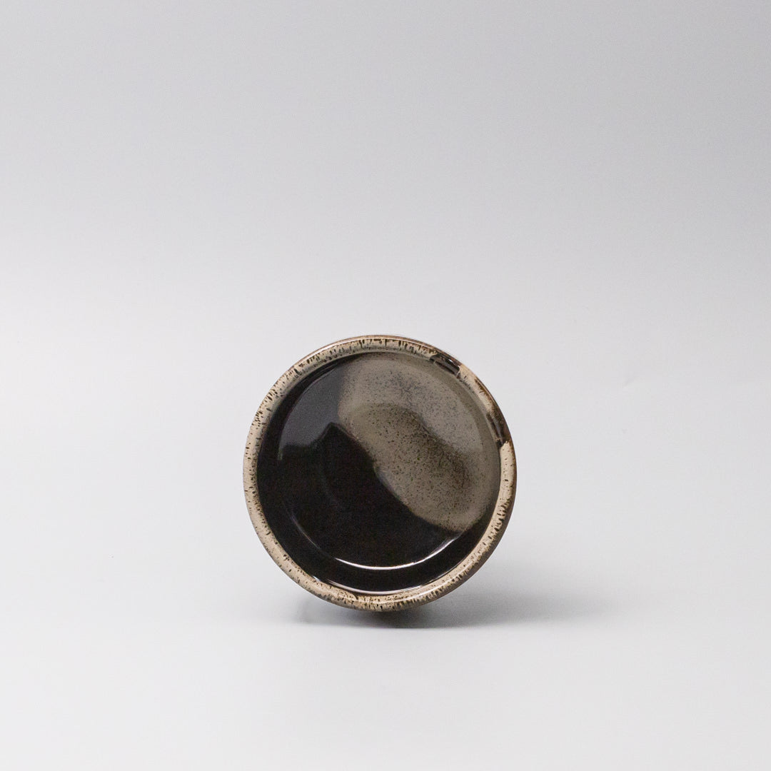 Matcha Tea bowl 11cm Espresso Fade Foam Glaze