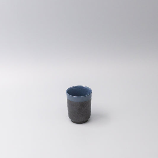 Mug 170ml Blue & Black Glaze