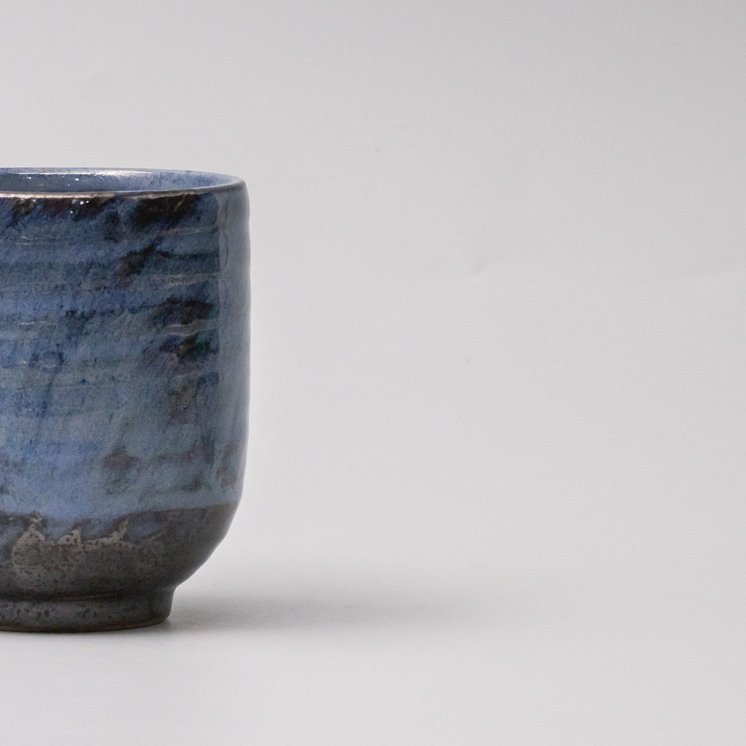 Mug Yunomi 8cm 280ml Indigo Black Glaze