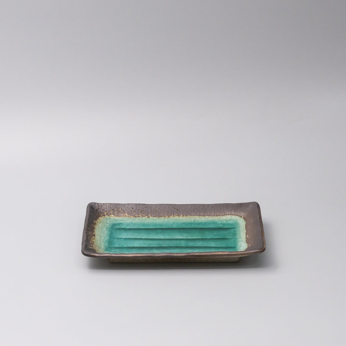 Plate Rectangular 22x14cm Jade Glaze