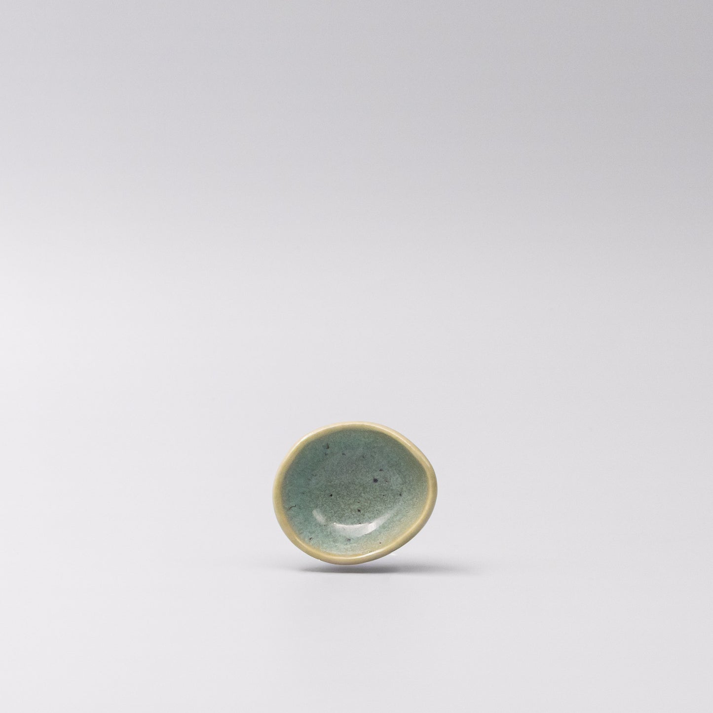 Sauce Dish 5cm Bean Shaped Mint green