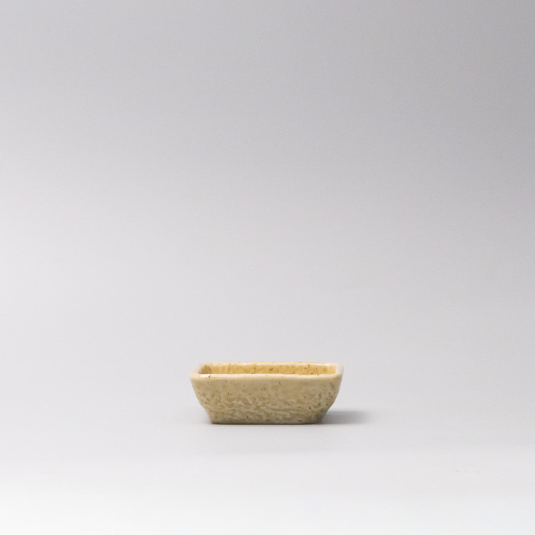 Sauce Dish Squared 8cm Biscuit Glaze