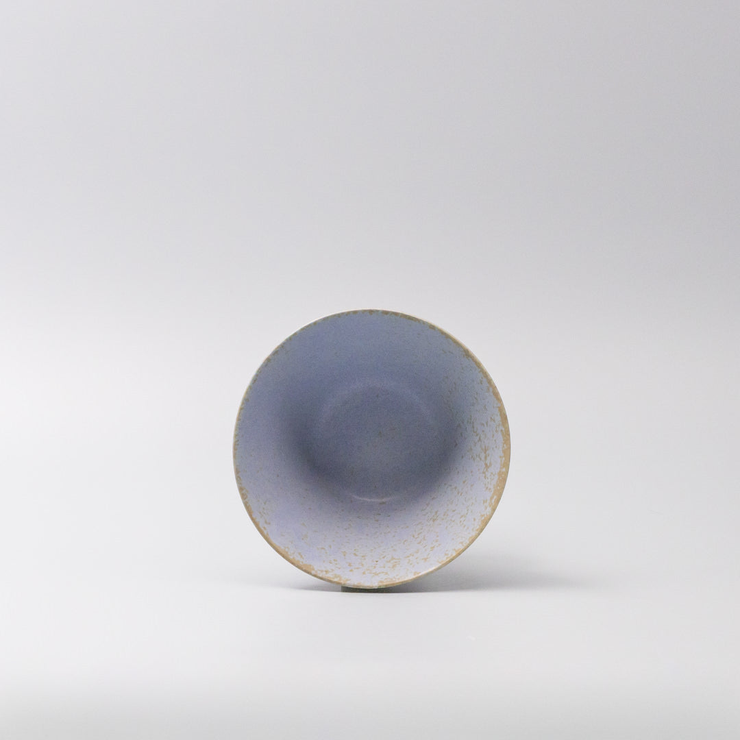 Bowl Fluted 13cm Blue Fade Glaze