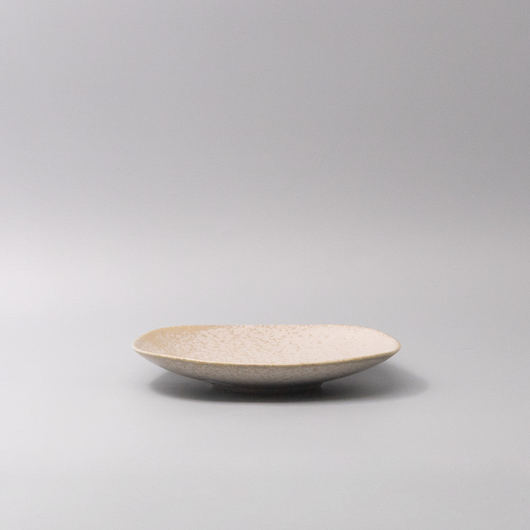 Side Plate 20cm White Fade Glaze