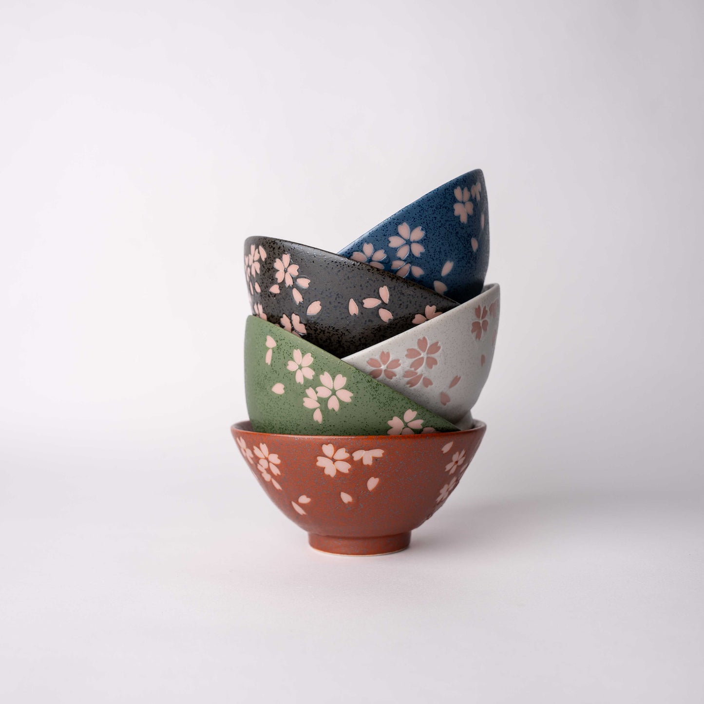 Bowl Set 5pcs Cherry Blossom Design