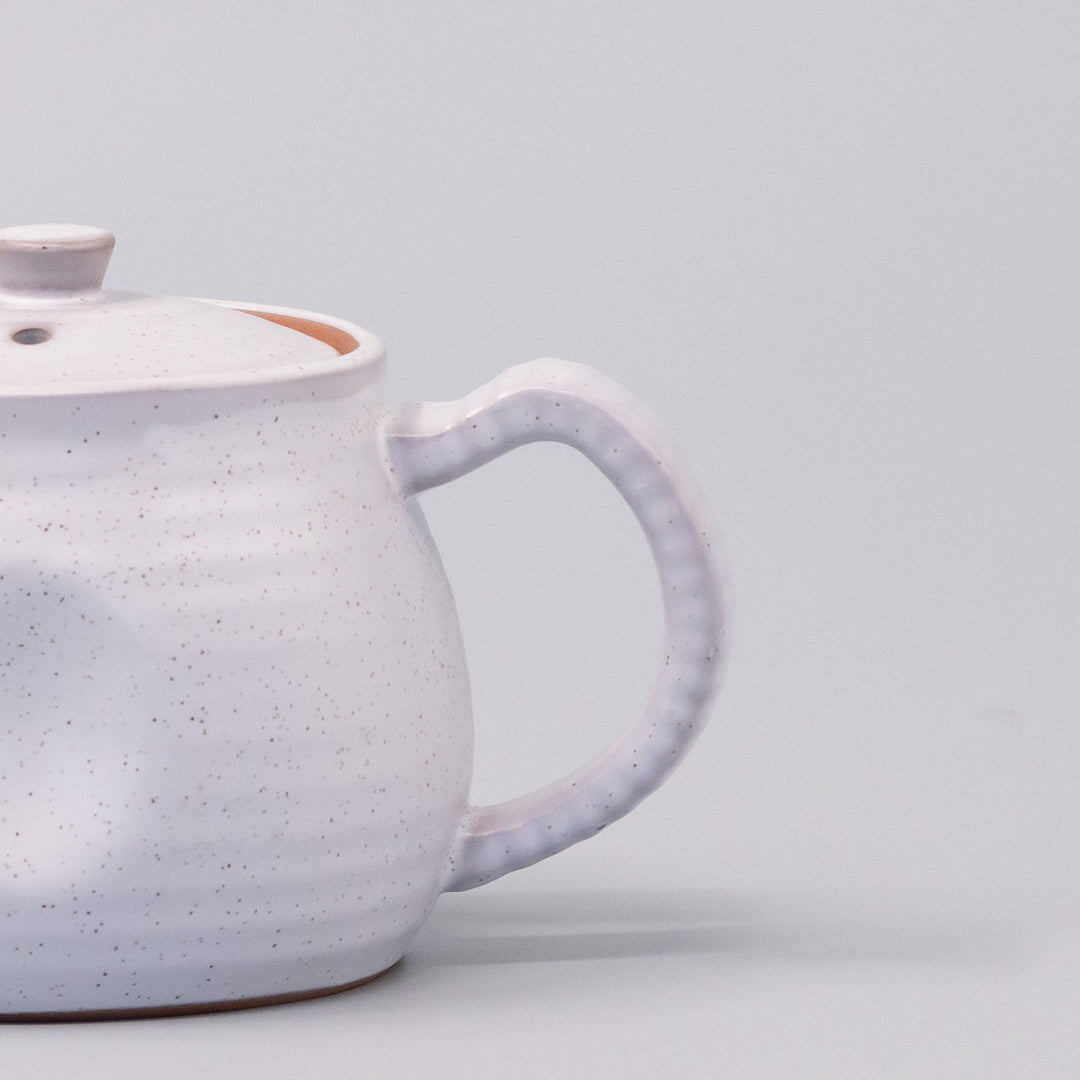 Teapot 300ml Speckled White Glaze