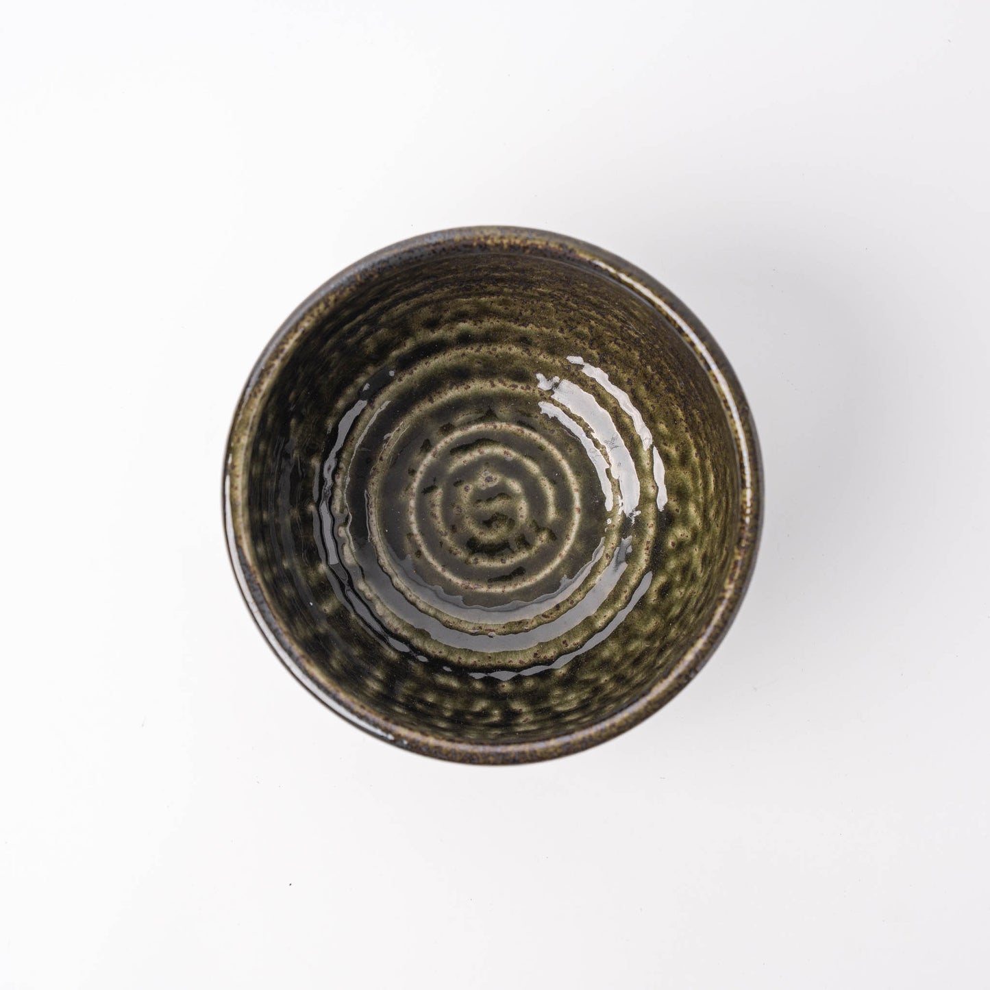 Udon Bowl 16 cm Black Moss Glaze