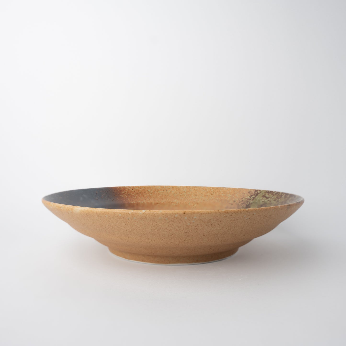 Serving Bowl Flat Base 29cm Wabi Sabi Glaze