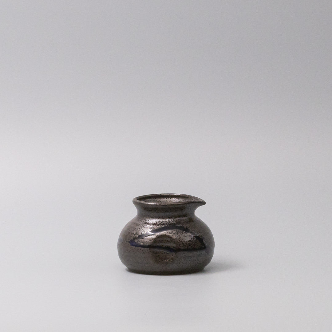 Pourer 120ml Metallic Black Blue Drip Glaze