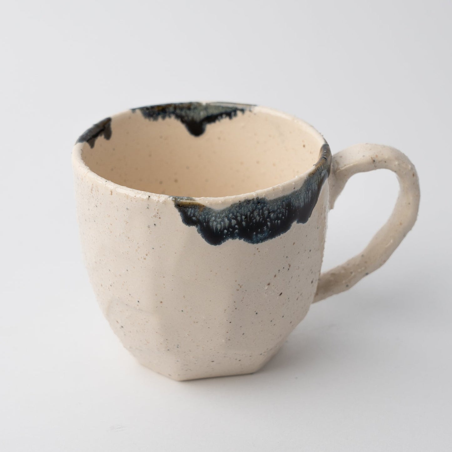 Mug Gift 250ml Ink Brush Cream Glaze