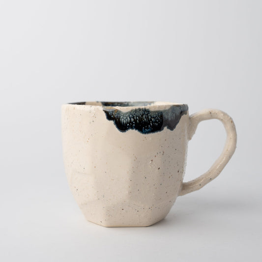 Mug Gift 250ml Ink Brush Cream Glaze