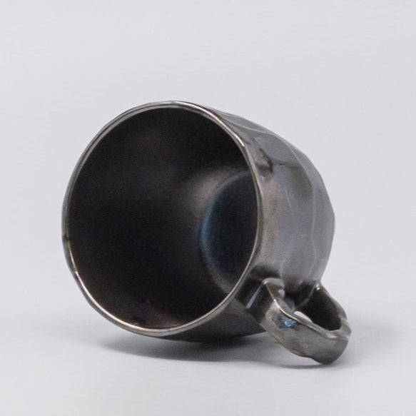 Mug Gift 250ml Black Drip Glaze