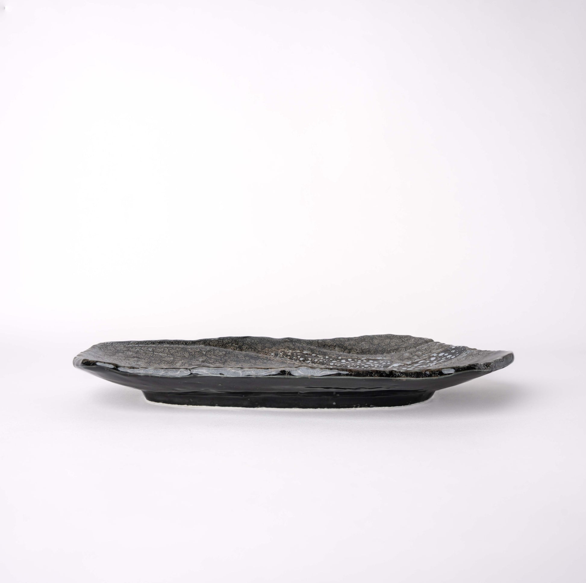 Sashimi Plate 27cm Shiranami Glaze