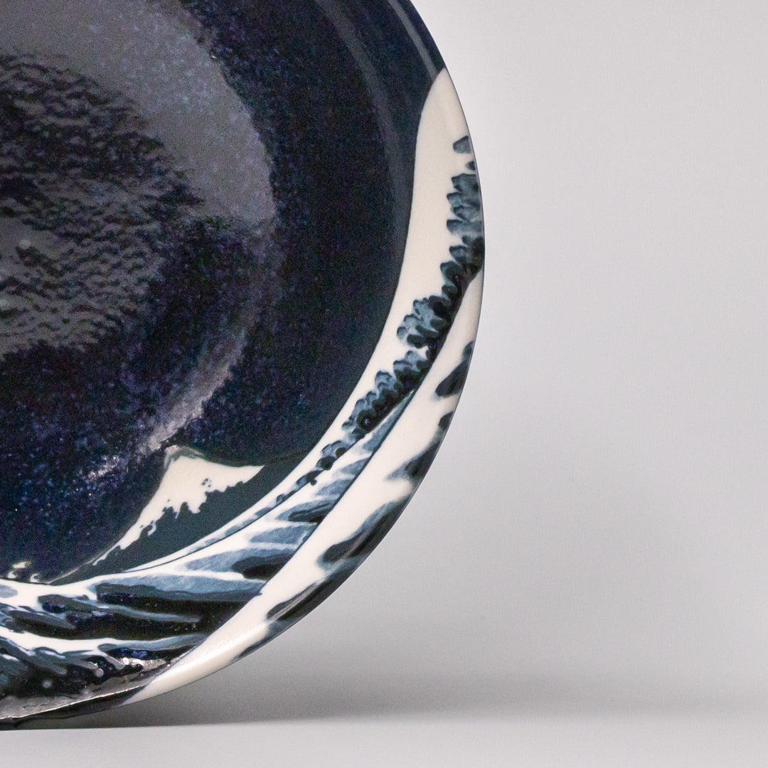 Hokusai Design Rice Bowl 15cm 15D 6.9H