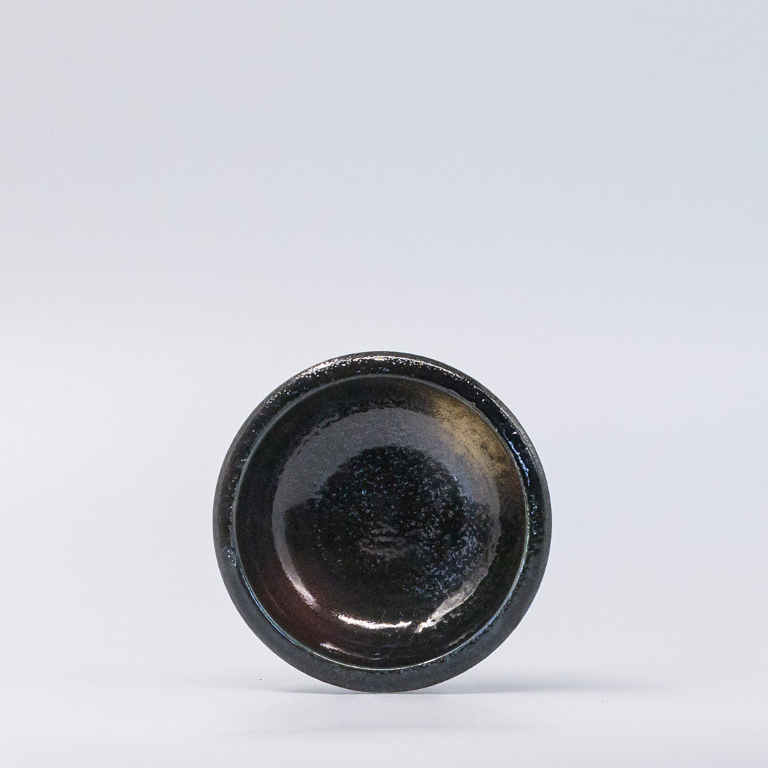 Bowl 12cm Gold Brush Glaze