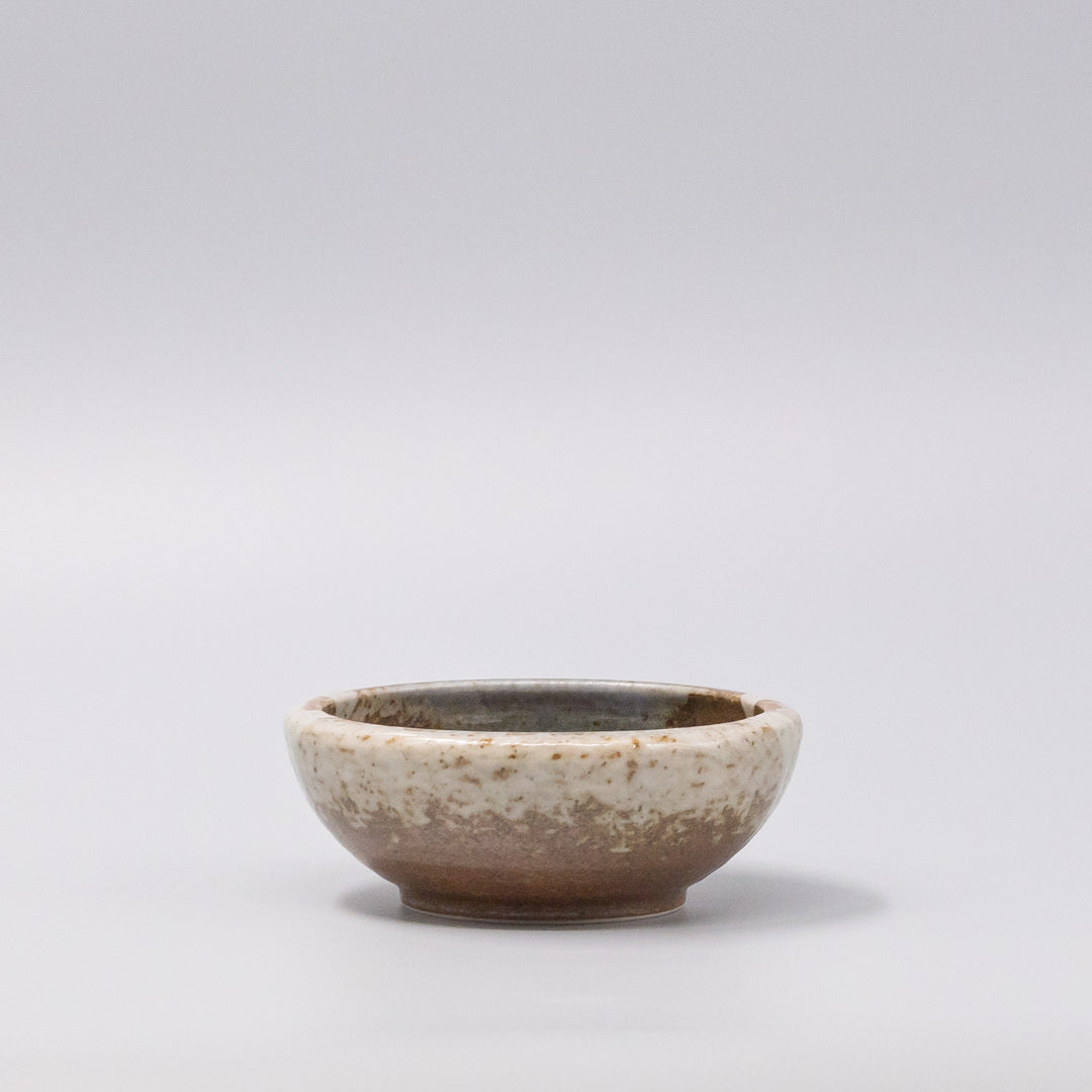 Bowl 12cm Orange stripe Glaze