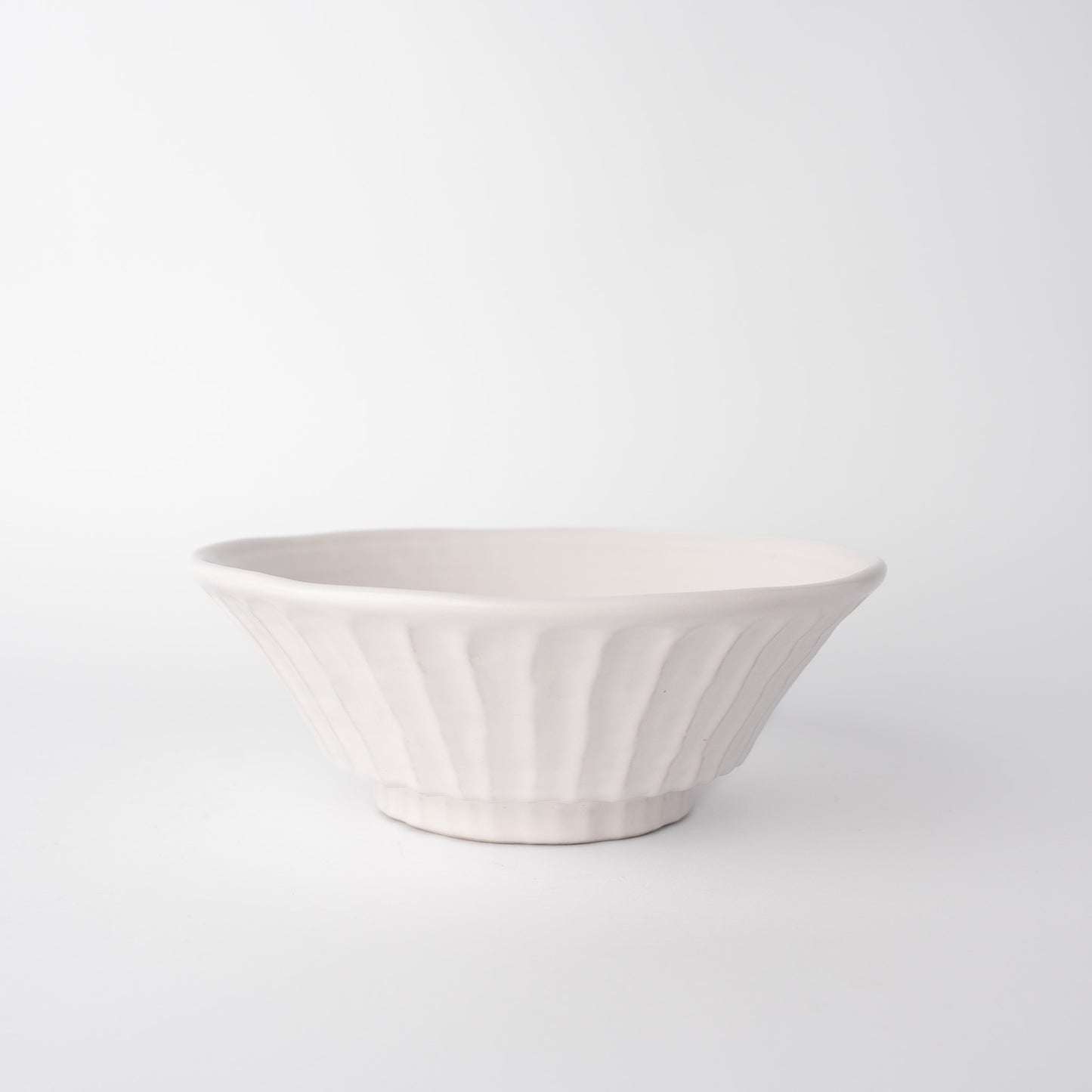 Bowl Shinogi 21cm White Wash Glaze