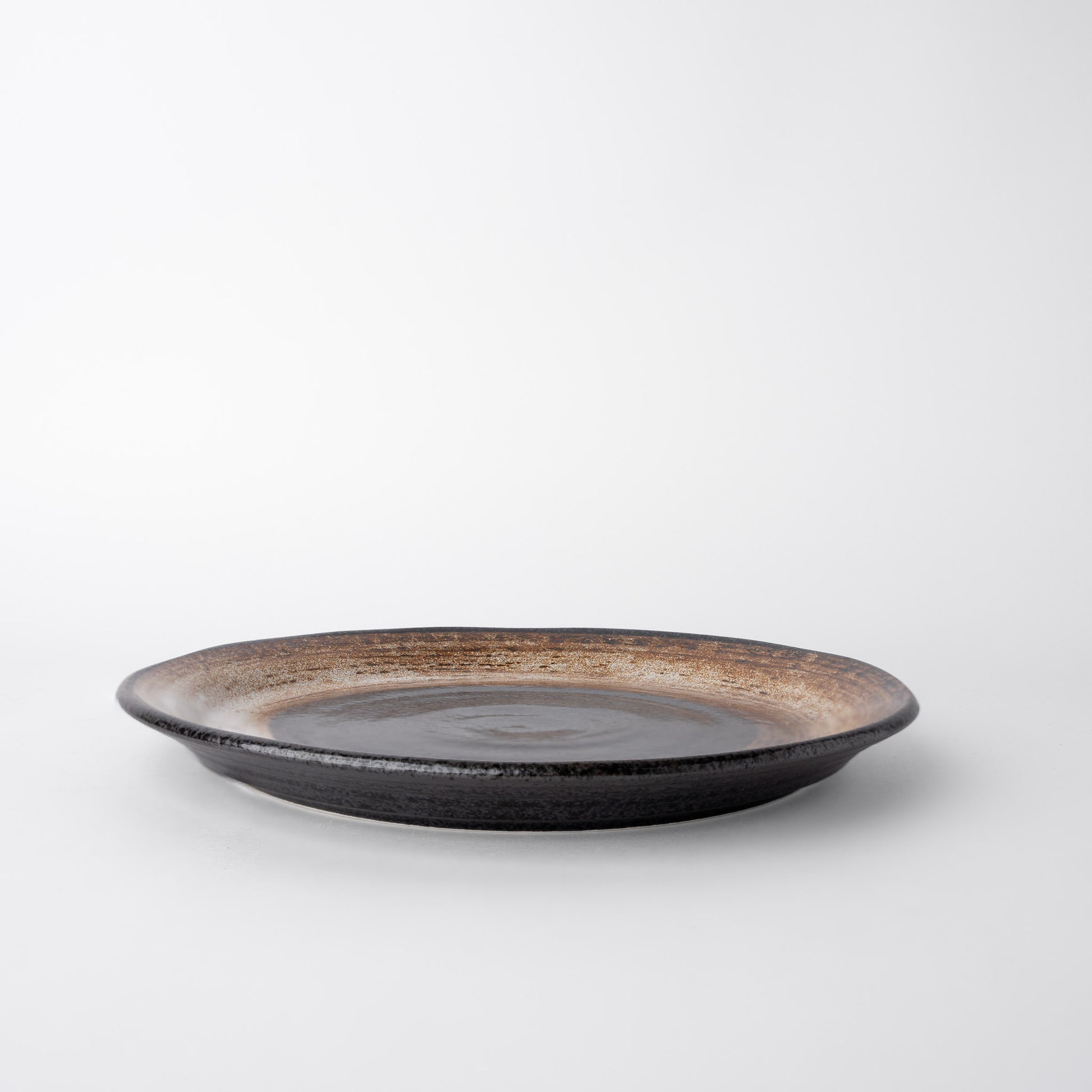 Plate 24cm Brushstroke Black
