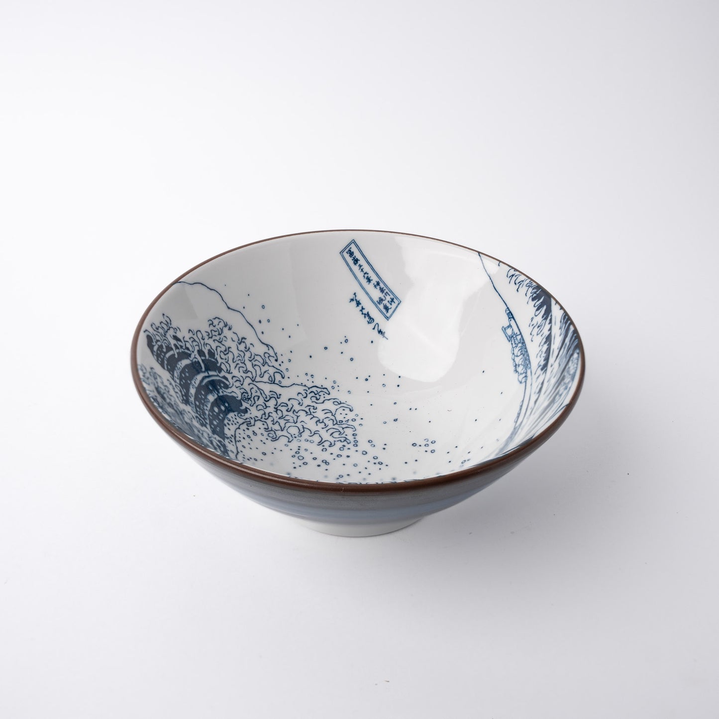 Udon Bowl 17.5cm Great Wave Design
