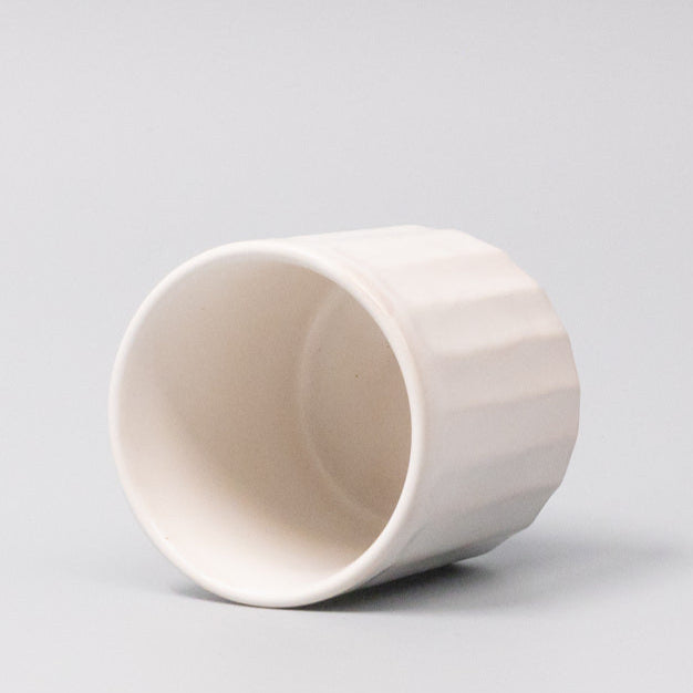 Shinogi Mug 220ml Matte White Glaze